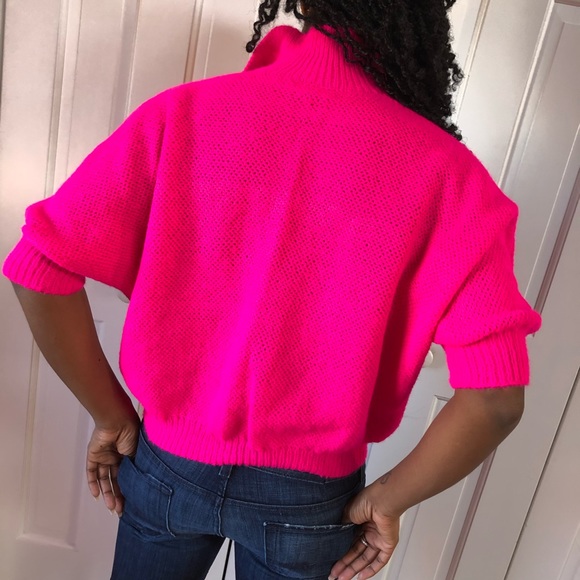 Hot Pink Sweater - Picture 2 of 2